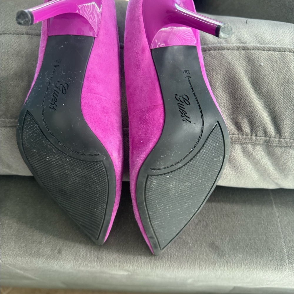 Guess Women's Vibrant Pink Heels - Picture 4 of 5